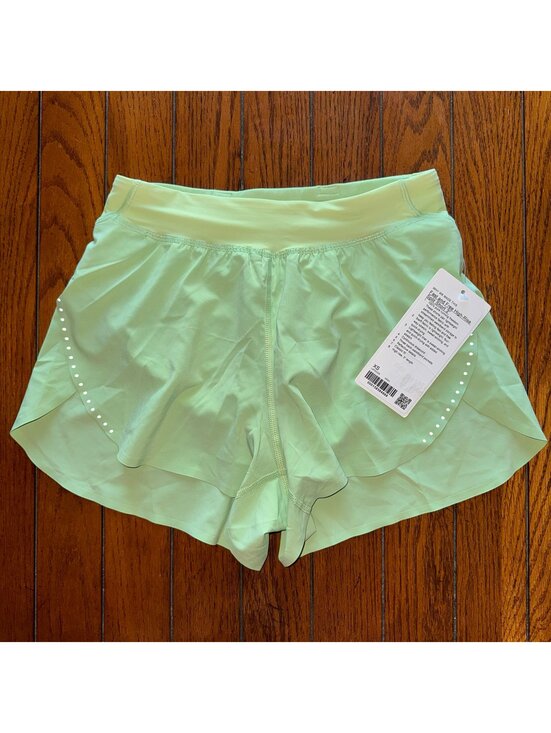 lululemon athletica Pants - Lululemon Fast & Free Short High Rise 3” Split, Kale Krush Size 4/XS NWT